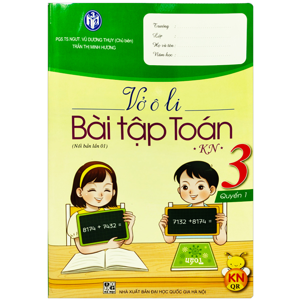 Bộ Vở Ô Li Bài Tập Toán 3 - Tập 1 (Kết Nối - 2022)