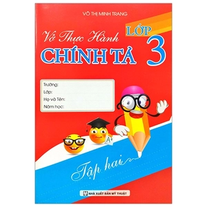 bộ vở thực hành chính tả 3 - tập 2