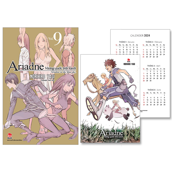 Bo
						
										
										Vuong Quoc Troi Xanh Ariadne - Ariadne In The Blue Sky - Tap 9 - Tang Kem Postcard Lich