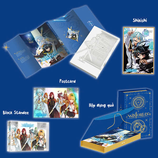 Bộ Wistoria's Wand And Sword - Tập 1 - Bản Đặc Biệt - Tặng Kèm Shikishi + Postcard + Block Standee Acrylic + Hộp Đựng