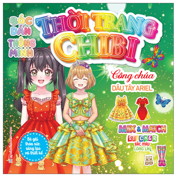 Bóc Dán Thông Minh - Thời Trang Chibi - Công Chúa Dâu Tây Ariel