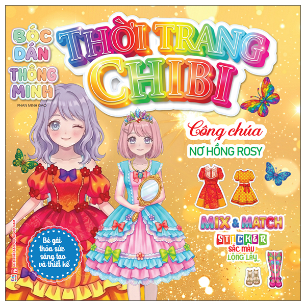 Bóc Dán Thông Minh - Thời Trang Chibi - Công Chúa Dâu Tây Ariel - Ảnh 3