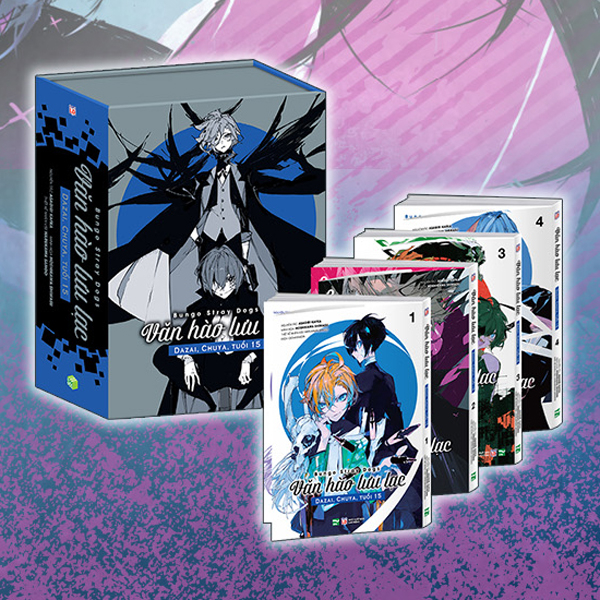 Boxset Manga Van Hao Luu Lac - Dazai, Chuya, Tuoi 15 (Hop 4 Tap)