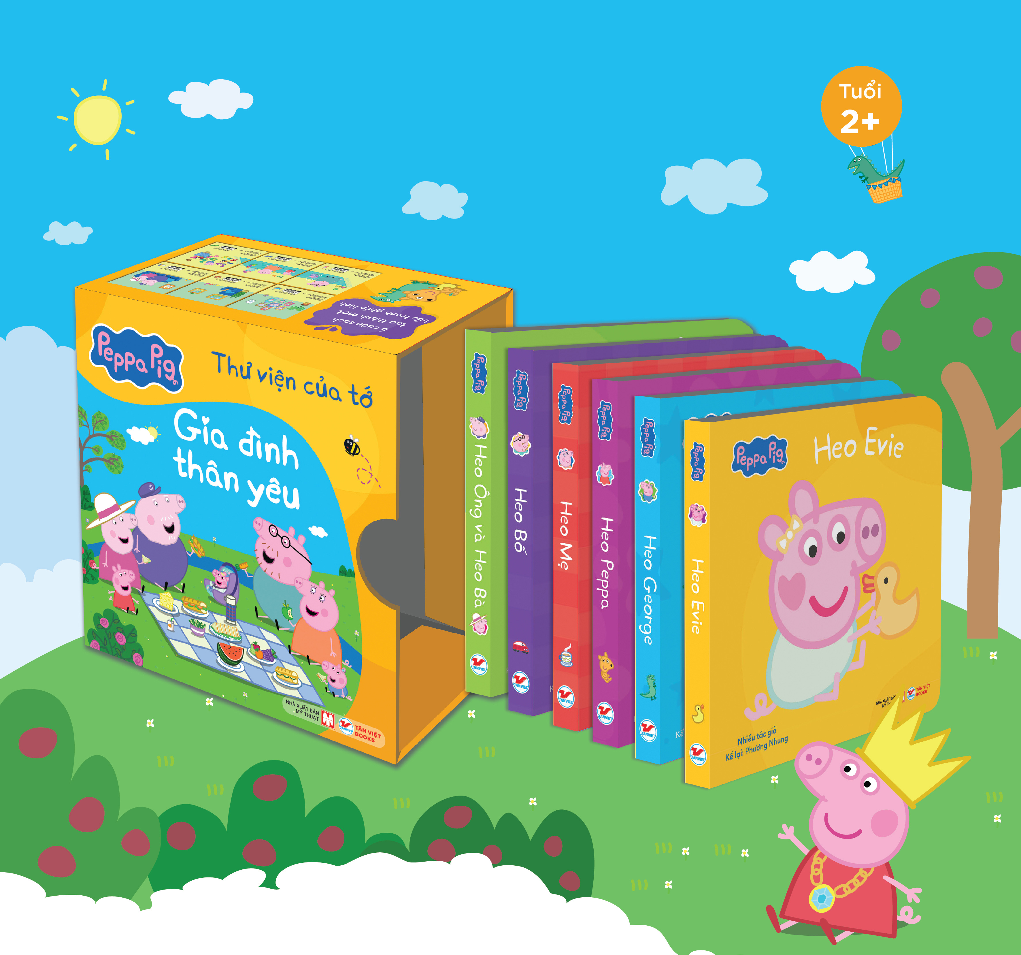 Boxset Peppa Pig - Thư Viện Của Tớ - Gia Đình Thân Yêu (Hộp 6 Cuốn) - Ảnh 5