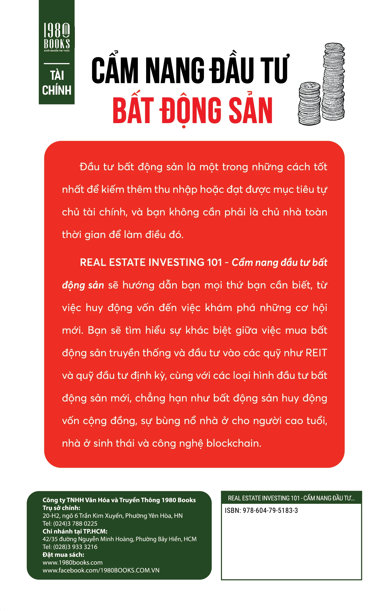 Cẩm Nang Đầu Tư Bất Động Sản - Real Estate Investing 101 - Ảnh 3