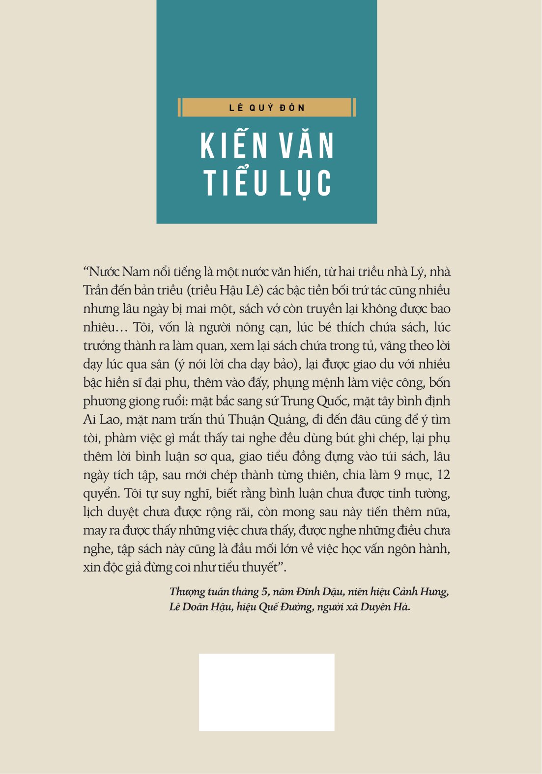 Cảo Thơm - Kiến Văn Tiểu Lục - Bìa Cứng - Ảnh 15