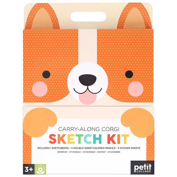 Carry-Along Corgi Sketch Kit