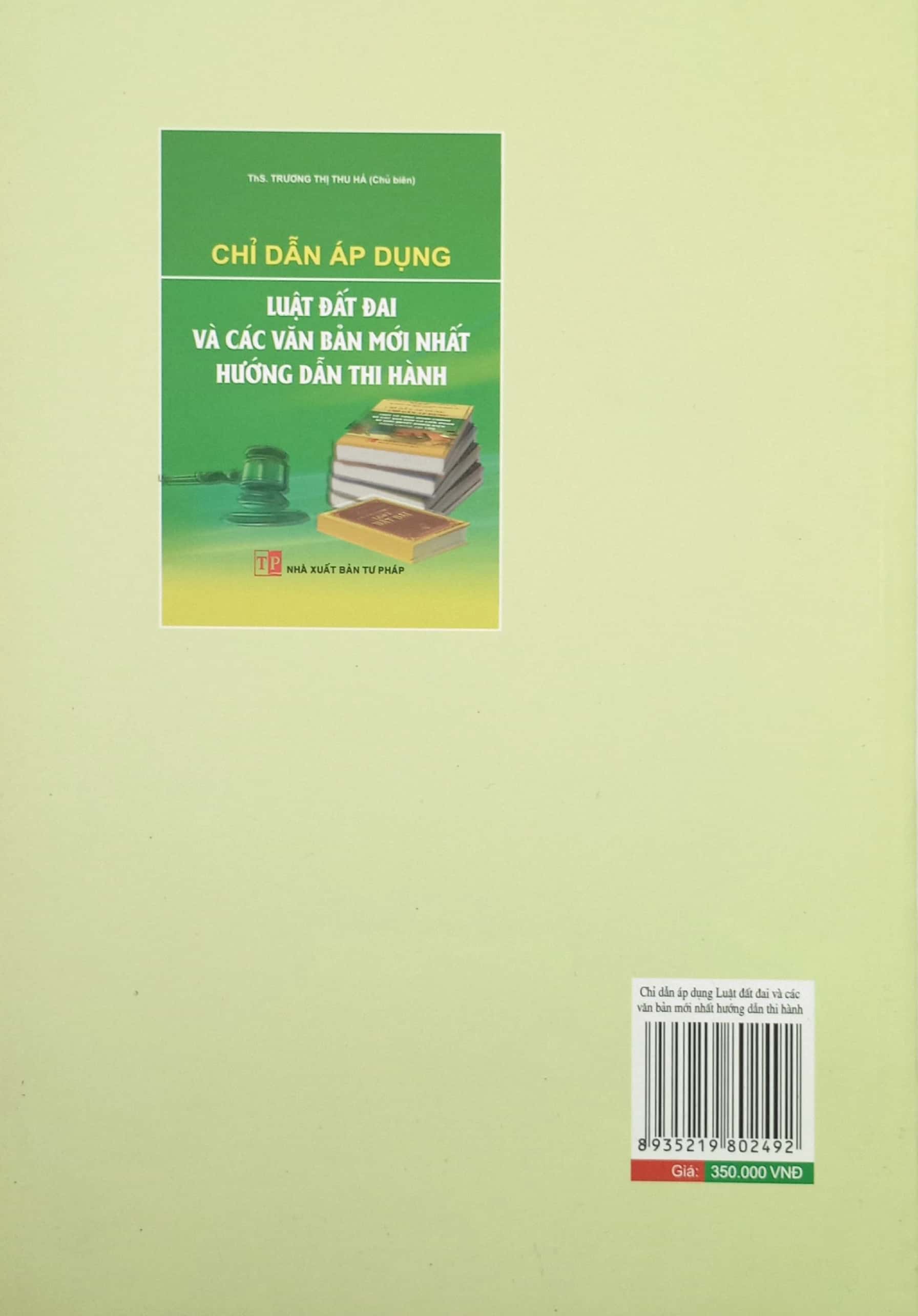 chỉ dẫn áp dụng luật đất đai và các văn bản hướng dân thi hành - Ảnh 6
