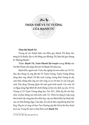 chư tử tinh tuyển - mạnh tử (bìa cứng) - Ảnh 3