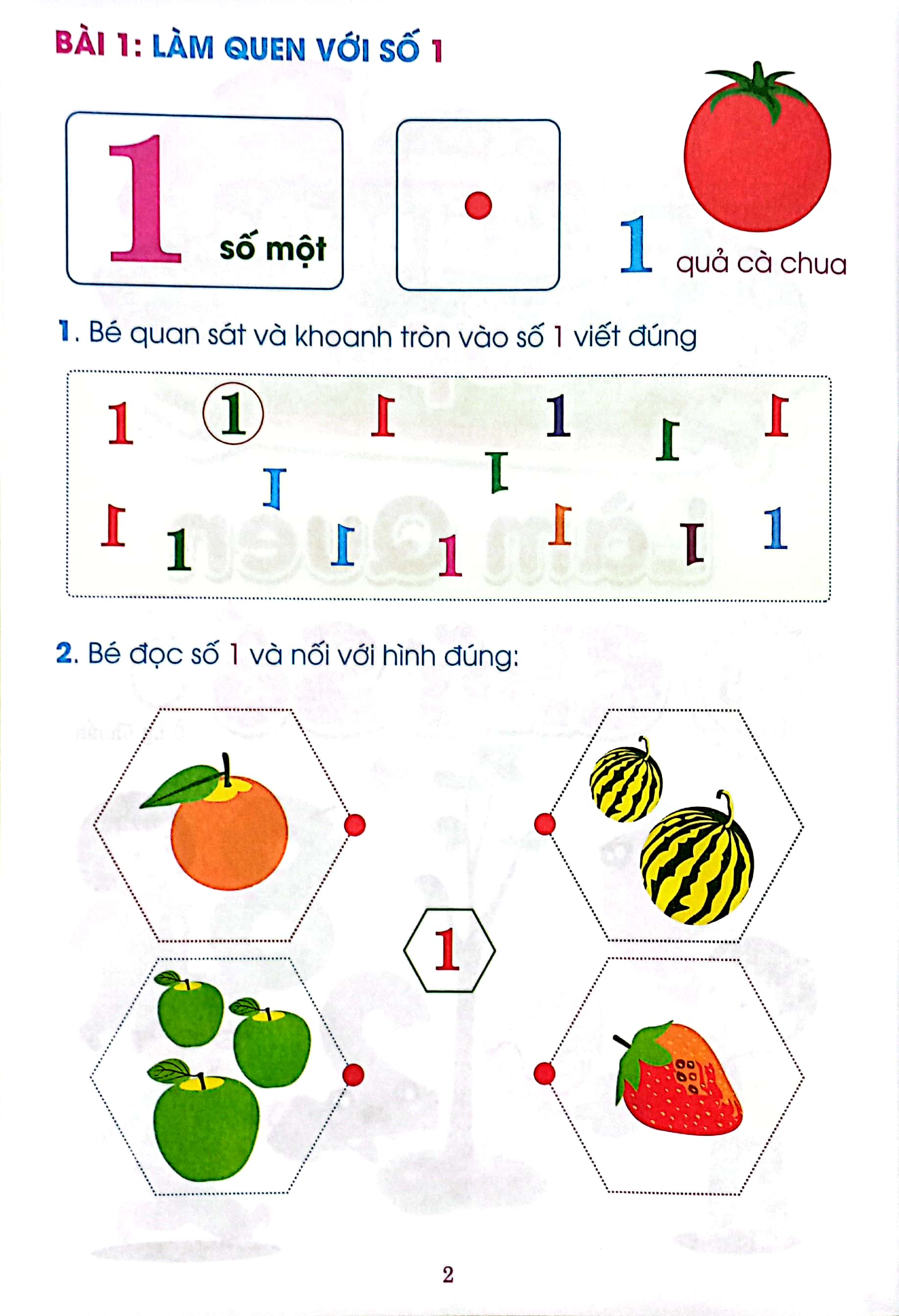 chuẩn bị bé vào lớp 1 - làm quen chữ số (dành cho bé 4-5 tuổi) - Ảnh 3