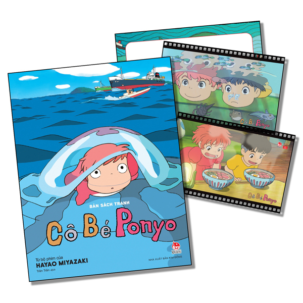 Cô Bé Ponyo - Bản Sách Tranh - Tặng Kèm 2 Postcard Kèm Khung