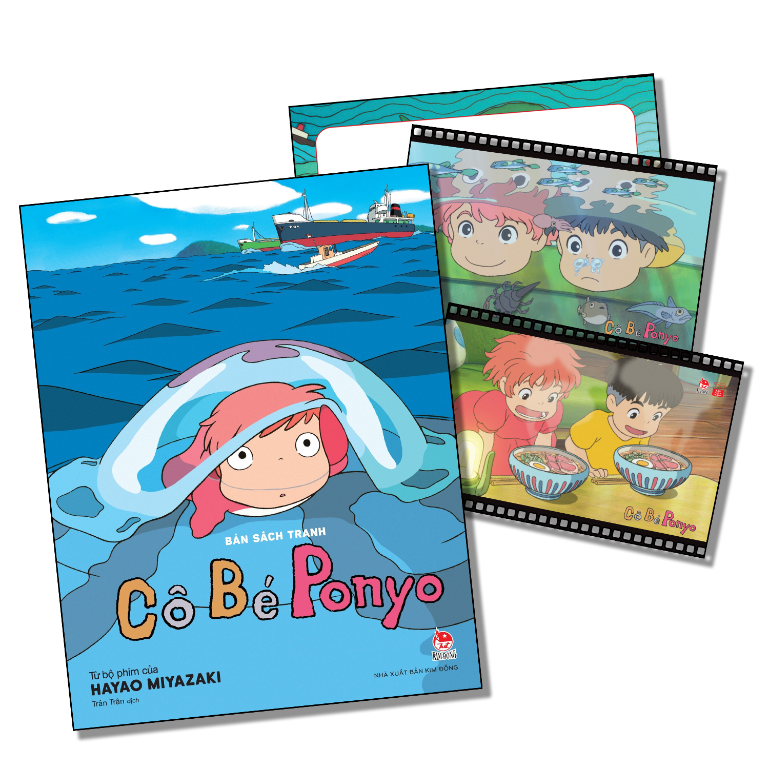 Cô Bé Ponyo - Bản Sách Tranh - Tặng Kèm 2 Postcard Kèm Khung - Ảnh 2