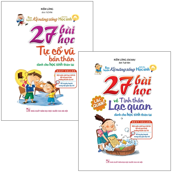 Combo 27 Bai Hoc Tu Co Vu Ban Than + 27 bai Hoc Ve Tinh Than Lac Quan (Bo 2 Cuon)