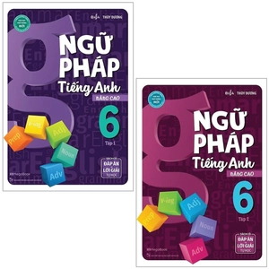 combo sách ngữ pháp tiếng anh nâng cao lớp 6 (bộ 2 tập)