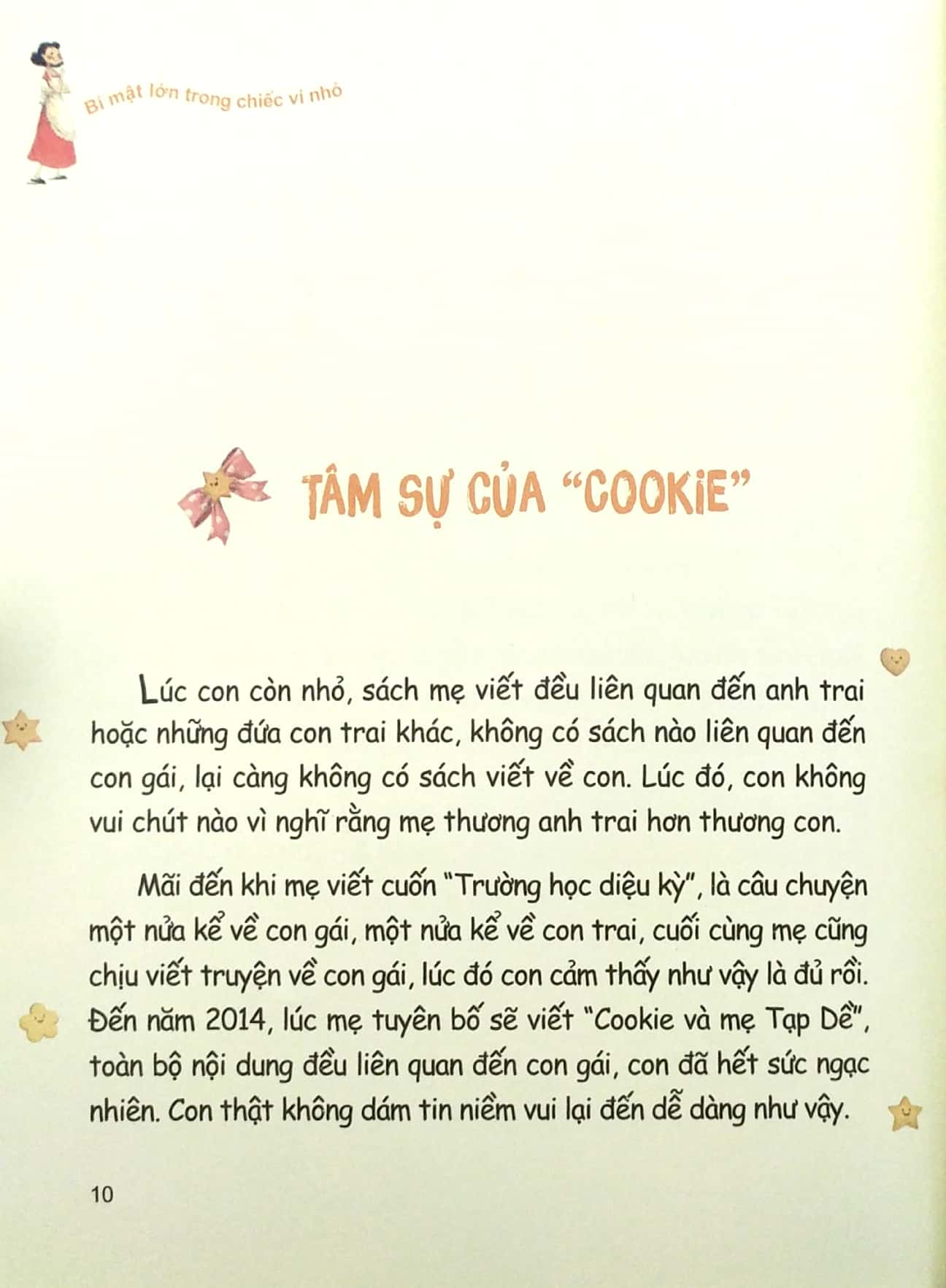 cookie và mẹ tạp dề - bí mật lớn trong chiếc ví nhỏ - Ảnh 10