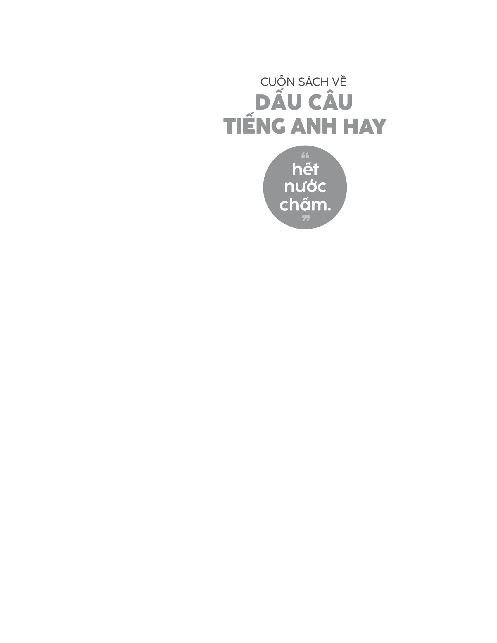 Cuốn Sách Về Dấu Câu Tiếng Anh Hay “Hết Nước Chấm.” - Ảnh 3
