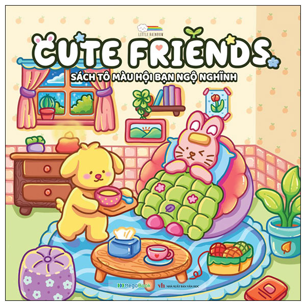 Cute Friends - Sách Tô Màu Hội Bạn Ngộ Nghĩnh