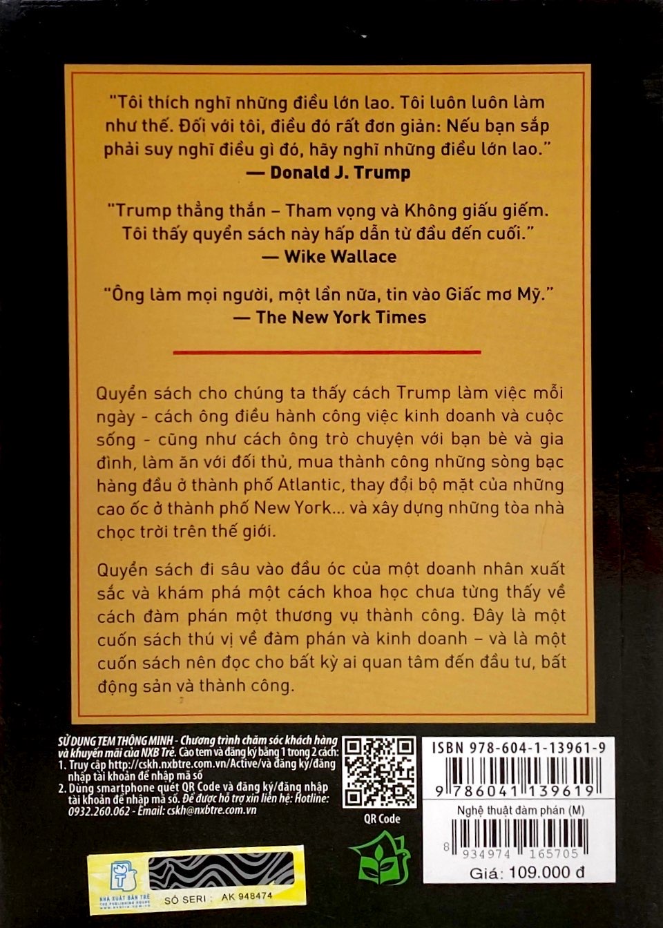 d. trump - nghệ thuật đàm phán (tái bản 2020) - Ảnh 25