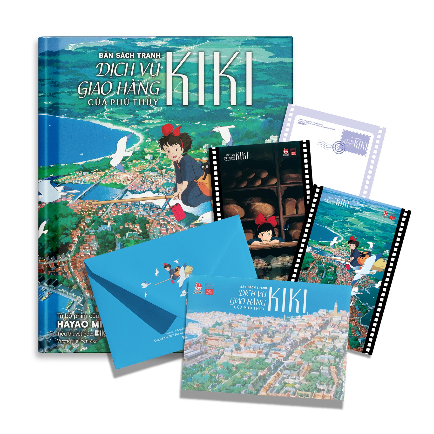 Dịch Vụ Giao Hàng Của Phù Thủy Kiki - Bản Sách Tranh - Tặng Kèm Set 2 Postcard + Phong Thư - Ảnh 2