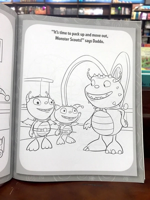 disney junior henry hugglemonster huggletastic colouring - Ảnh 5