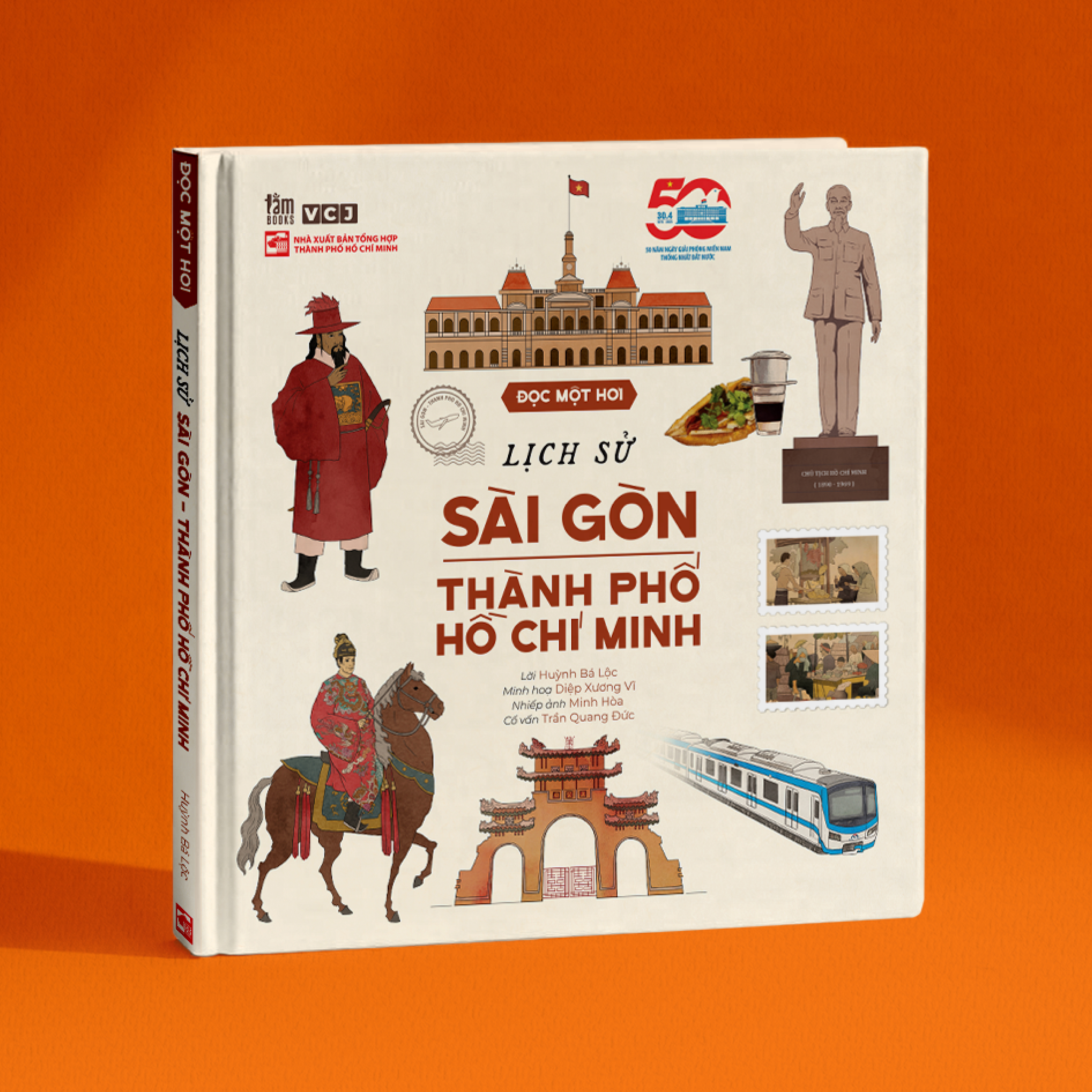 đọc một hơi - lịch sử sài gòn-thành phố hồ chí minh - bìa cứng - Ảnh 4
