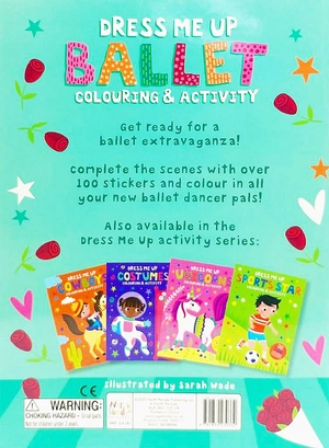 dress me up: ballerinas - colouring & activity - Ảnh 6
