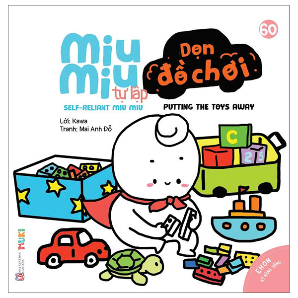 Ehon Kĩ Năng Sống - Miu Miu Tự Lập - Tập 66 - Gấp Quần Áo - Ảnh 4