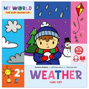 ehon song ngữ việt-anh - my world - thế giới quanh em - weather - thời tiết