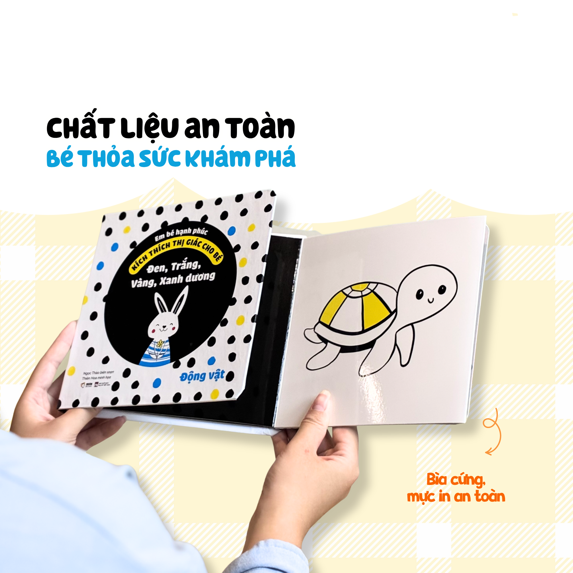 Em Bé Hạnh Phúc - Kích Thích Thị Giác Cho Bé - Đen, Trắng, Đỏ, Xanh Lá - Đồ Vật - Bìa Cứng - Ảnh 6