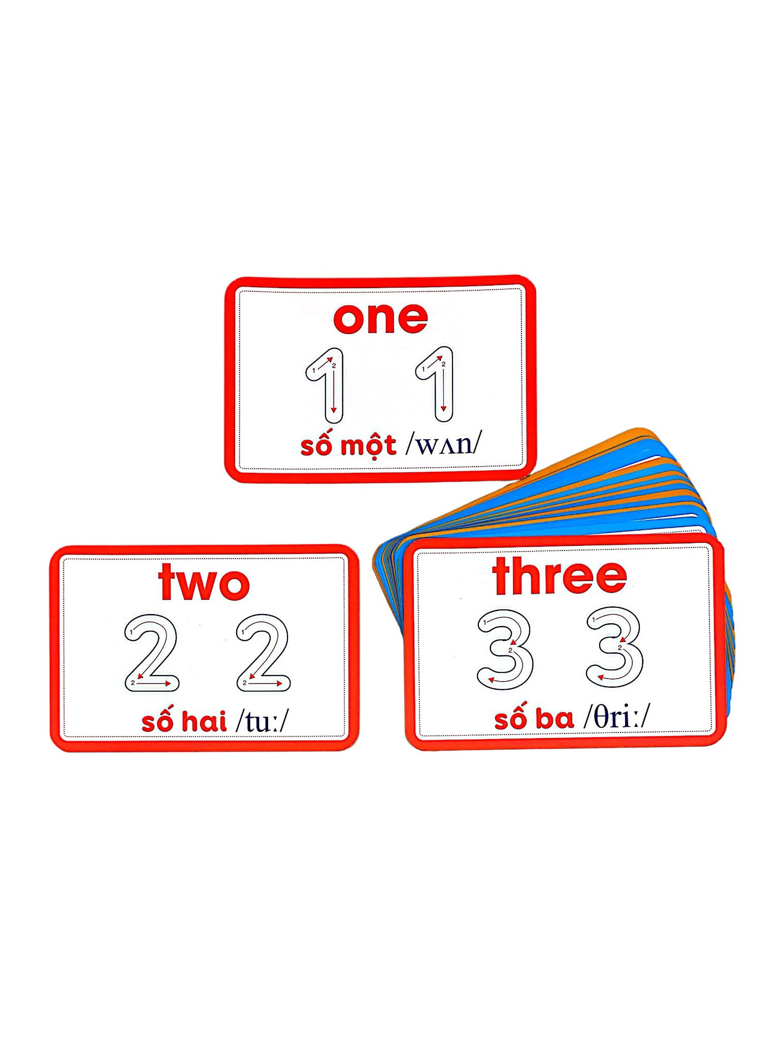 Flashcard - Bộ Thẻ Số Đếm - Numbers - Song Ngữ Việt-Anh (Tái Bản 2026) - Ảnh 4