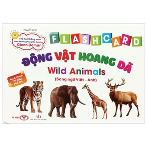 flashcard động vật hoang dã - wild animals