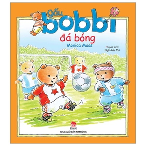 gấu bobbi đá bóng