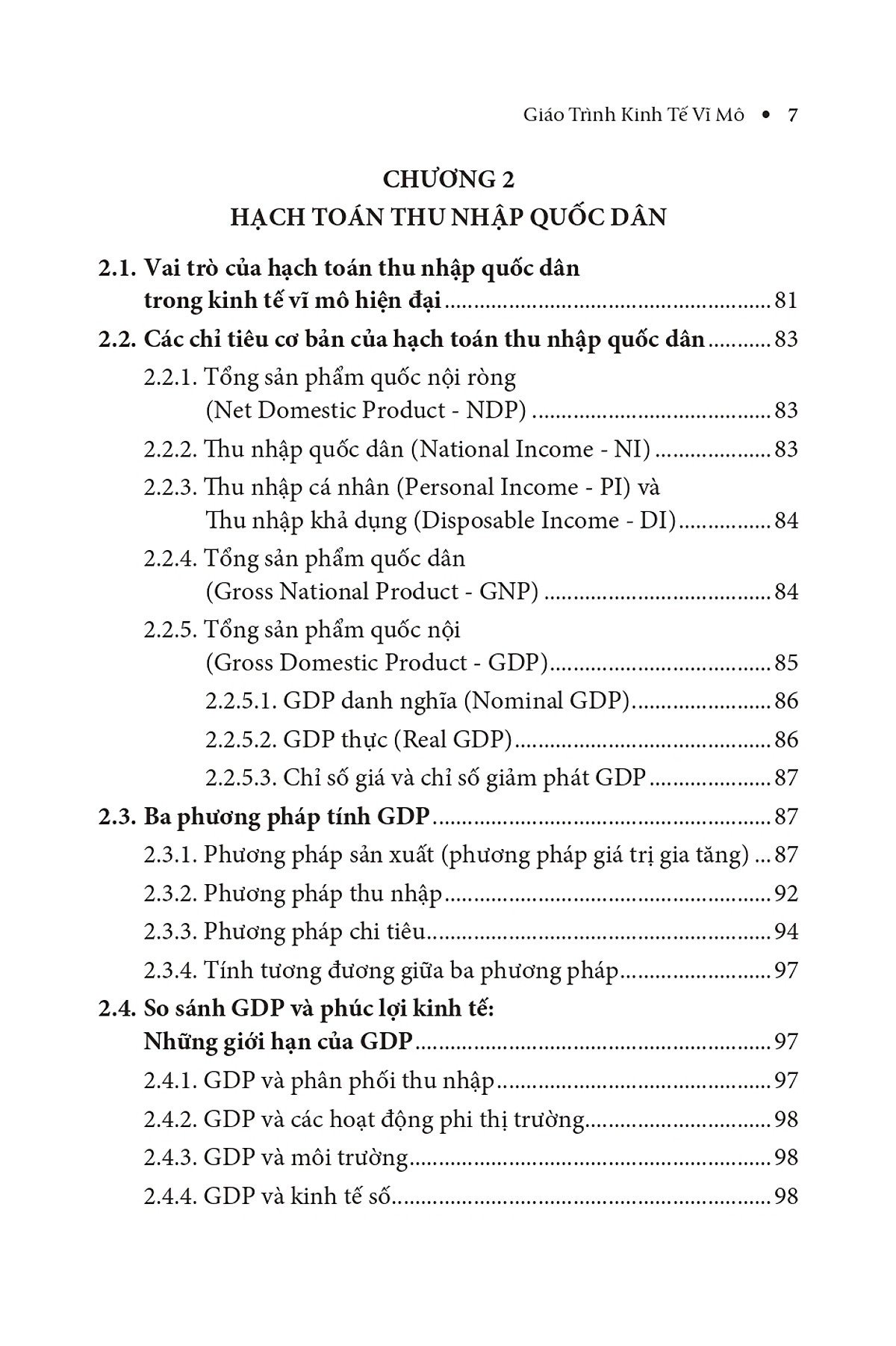 Giáo Trình Kinh Tế Vĩ Mô (Trong Bối Cảnh Toàn Cầu Hoá) - Ảnh 7