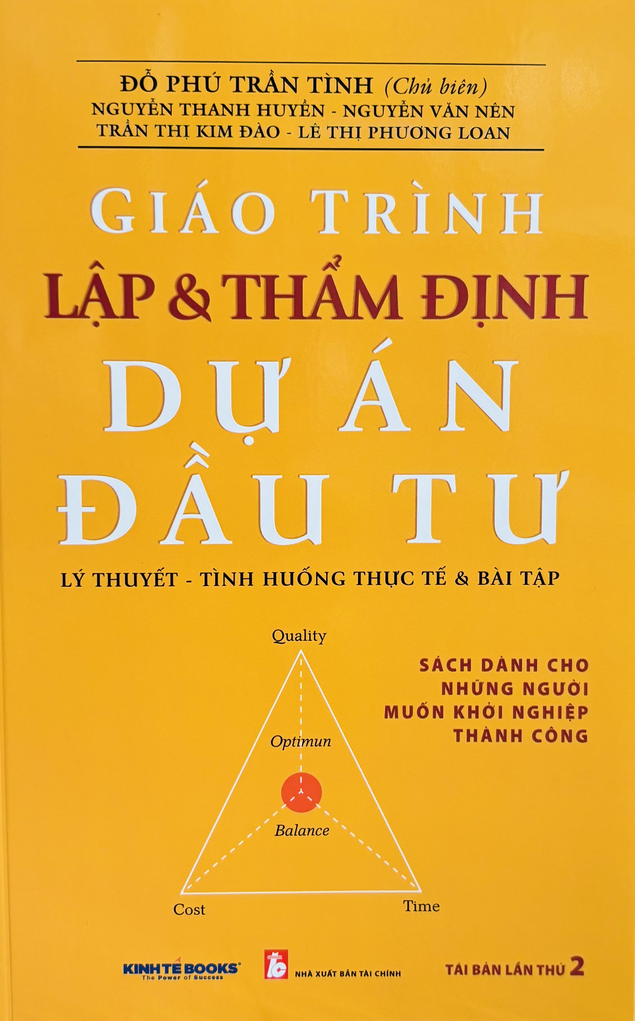 Giáo Trình Lập Và Thẩm Định Dự Án Đầu Tư - Lý Thuyết-Tình Huống Thực Tế Và Bài Tập - Ảnh 2