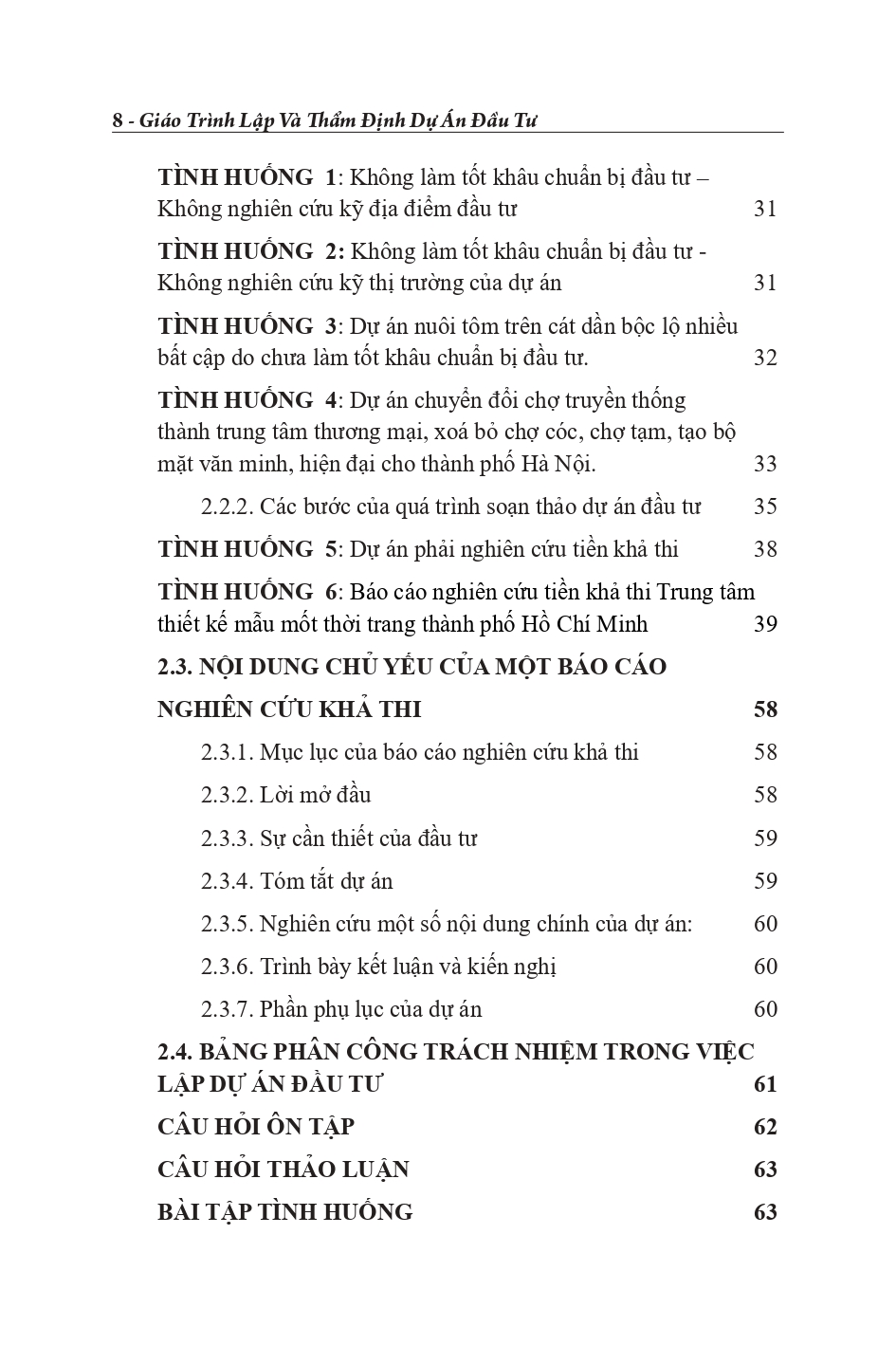 Giáo Trình Lập Và Thẩm Định Dự Án Đầu Tư - Lý Thuyết-Tình Huống Thực Tế Và Bài Tập - Ảnh 6