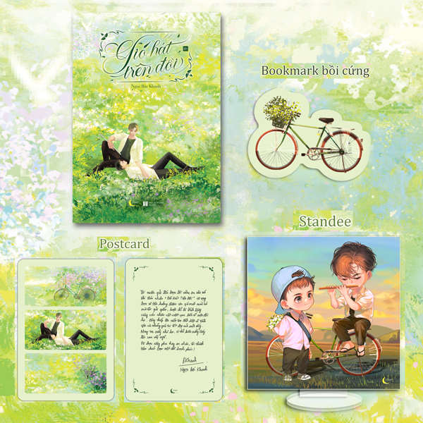 Gio Hat Tren Doi - Ban Dac Biet - Tang Kem Bookmark + Postcard + Standee