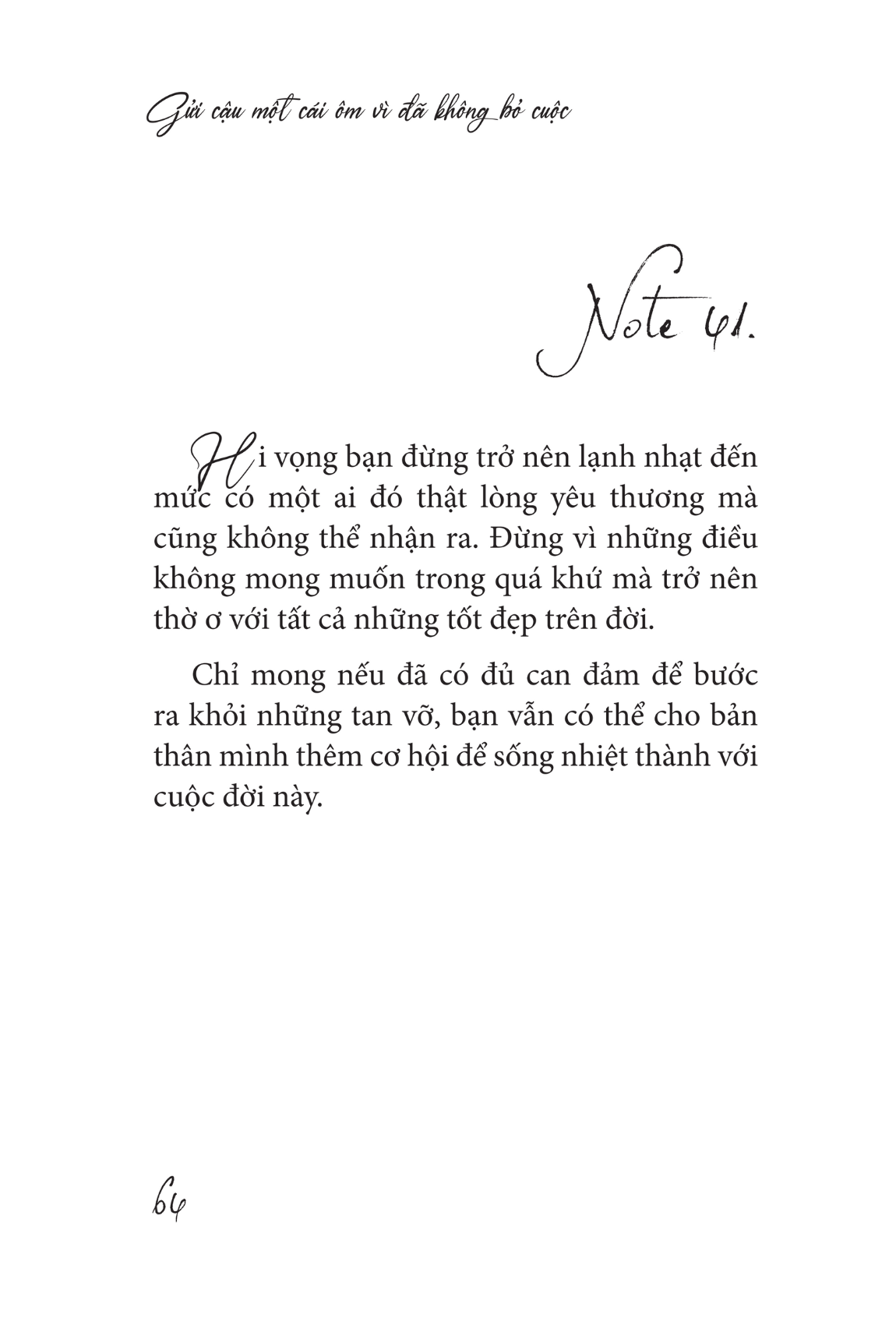 gửi cậu một cái ôm vì đã không bỏ cuộc - Ảnh 6