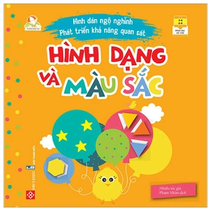 hình dán ngộ nghĩnh - phát triển khả năng quan sát - hình dạng và màu sắc