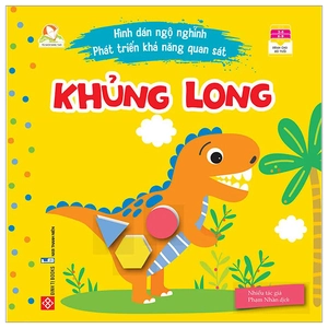 hình dán ngộ nghĩnh - phát triển khả năng quan sát - khủng long