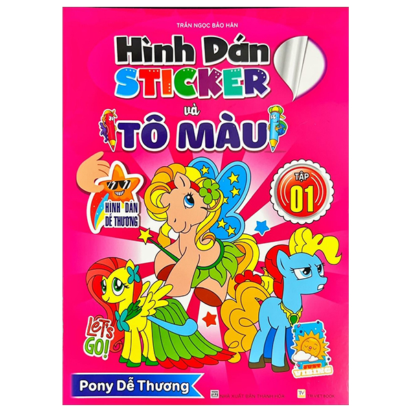 hình dán sticker và tô màu - tập 1