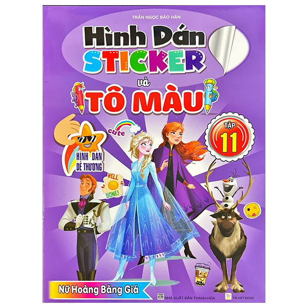 hình dán sticker và tô màu - tập 11