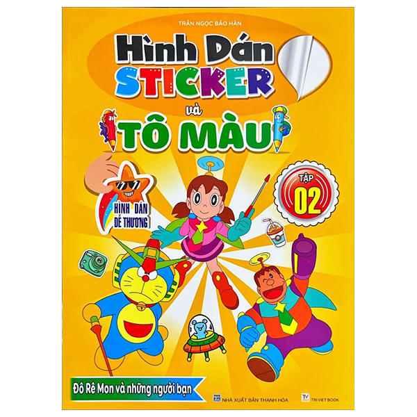 hình dán sticker và tô màu - tập 2