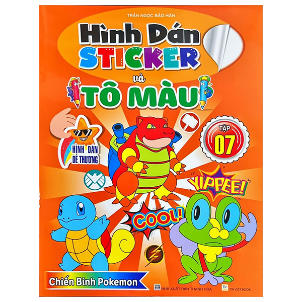 hình dán sticker và tô màu - tập 7