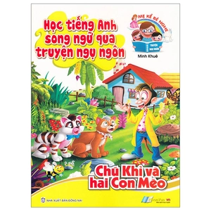 học tiếng anh song ngữ qua truyện ngụ ngôn - chú khỉ và hai con mèo