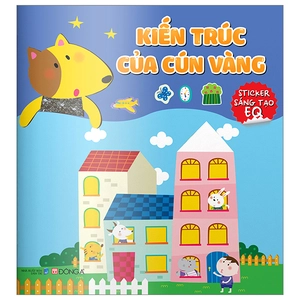kiến trúc của cún vàng - sticker sáng tạo eq
