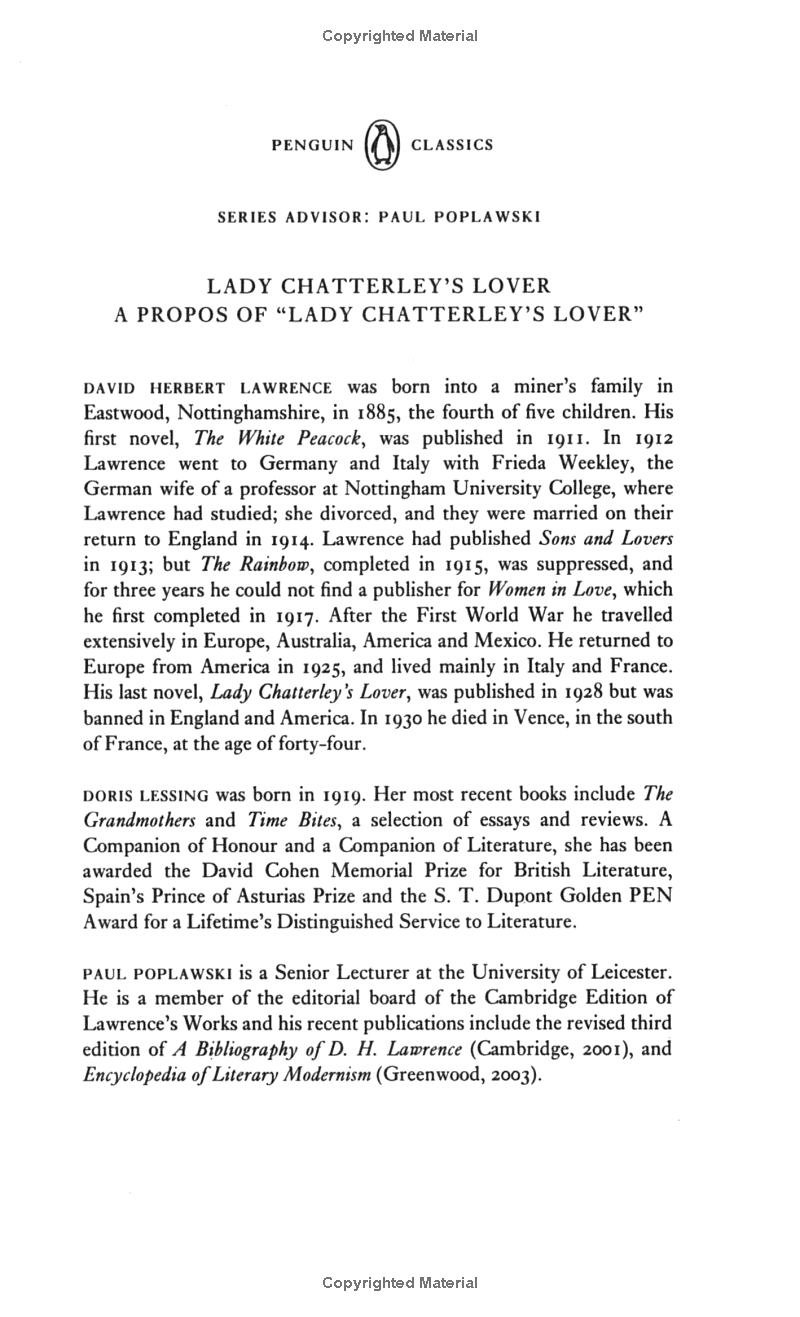lady chatterley's lover: cambridge lawrence edition (penguin classics) - Ảnh 4
