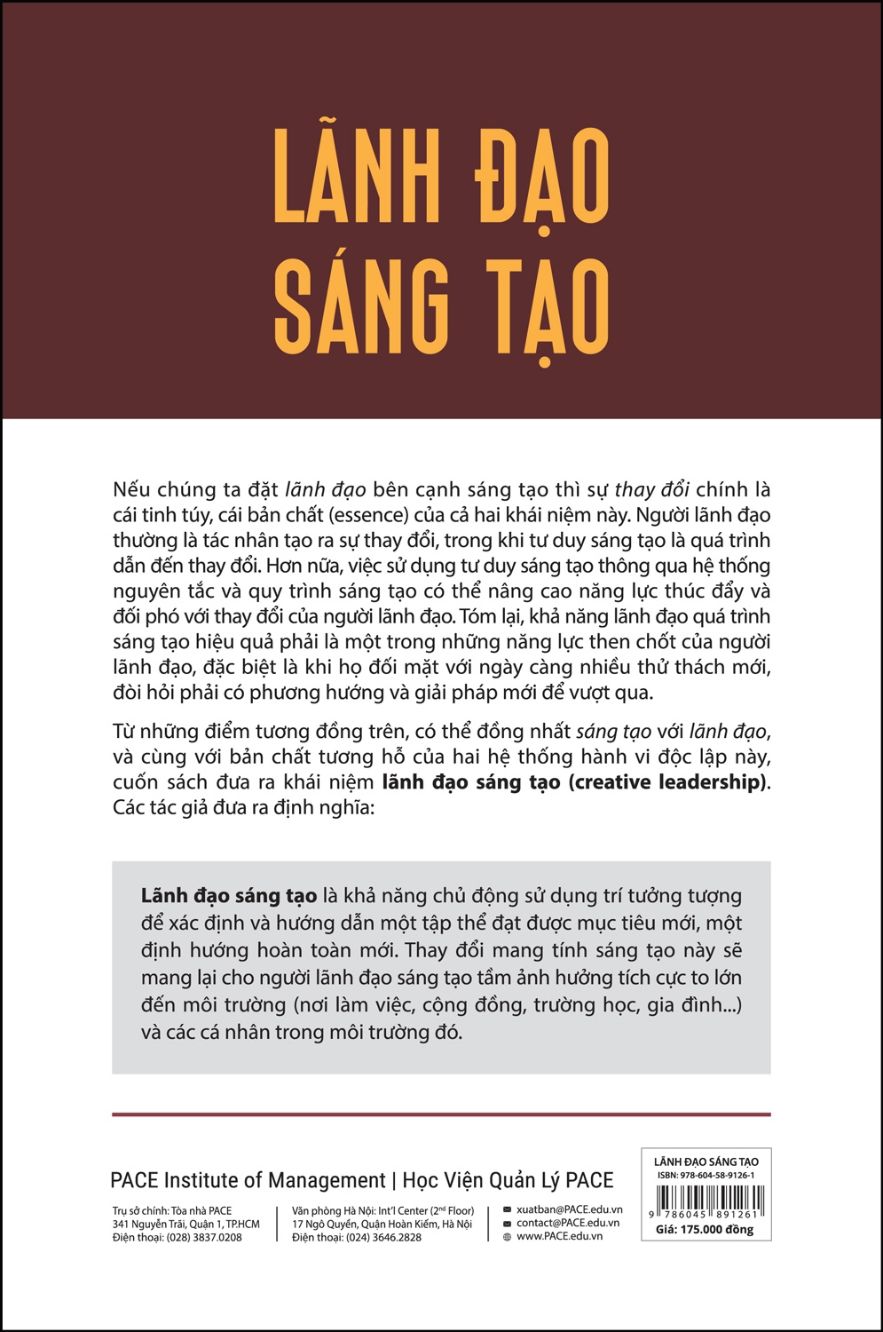 Lãnh Đạo Sáng Tạo - Creative Leadership - Ảnh 2