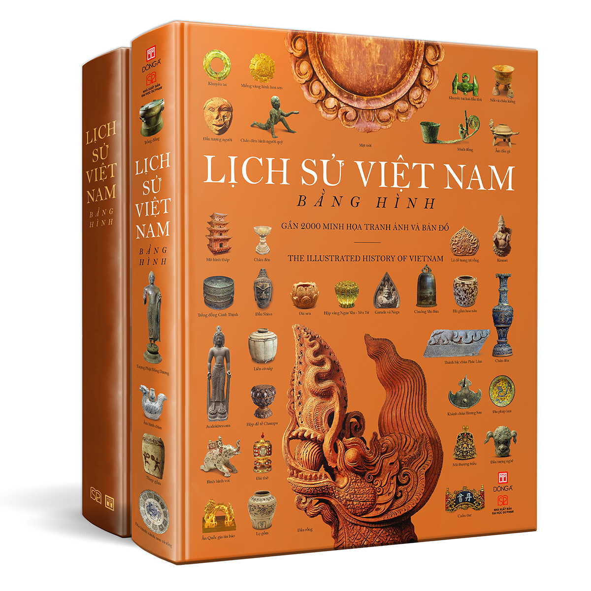 lịch sử việt nam bằng hình - bìa cứng - tặng kèm 1 bookmark + 4 postcard - Ảnh 5