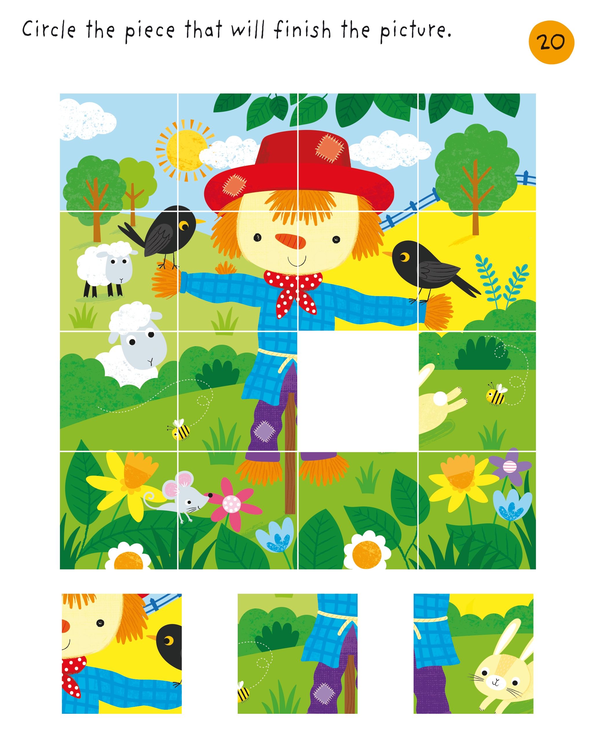 little children's farm puzzles - Ảnh 3