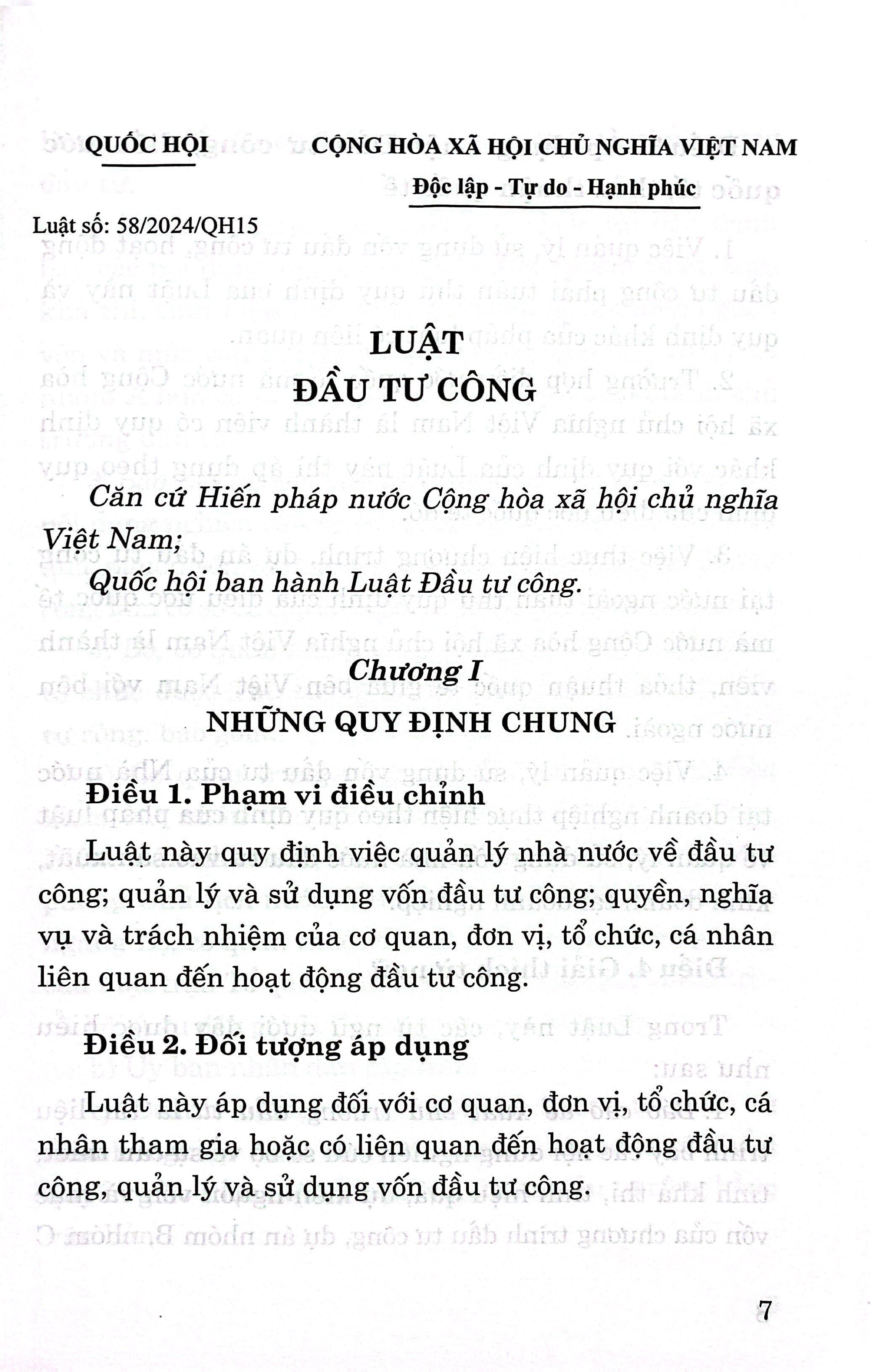 Luật Đầu Tư Công Năm 2024 - Ảnh 12